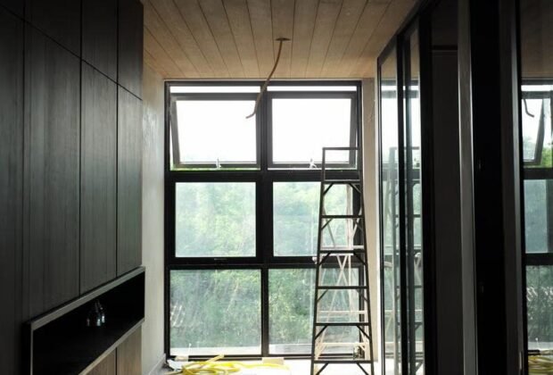 Interior renovation in progress
