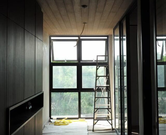 Interior renovation in progress